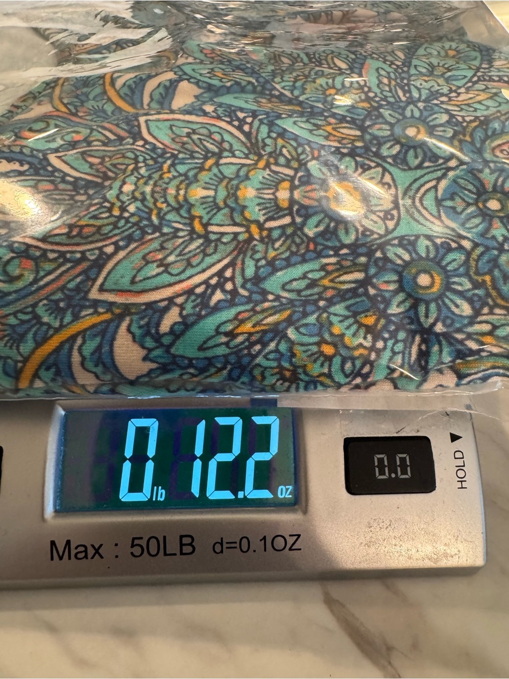 Lucky Brand Teal Paisley Tank Knit Midi dress 1X - Picture 9 of 9